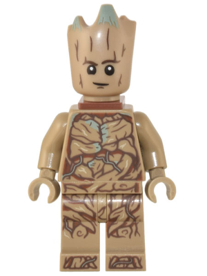 Groot, Teen Groot - Dark Tan with Neck Bracket (sh0836)