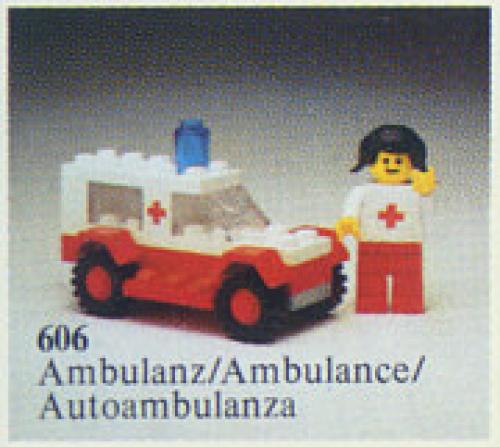 606 Ambulance (Used) LEGO Town