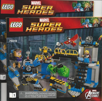 76018 Avengers: Hulk Lab Smash (Used) LEGO Super Heroes