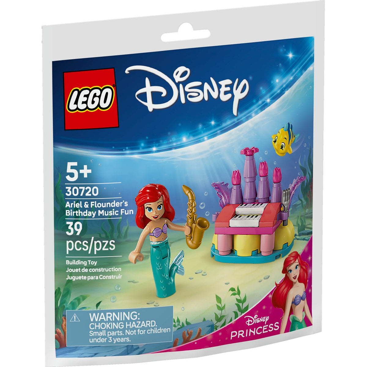 30720 Ariel and Flounder‚Äôs Birthday Music Fun (Retired) LEGO Disney