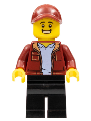 Male, Dark Red Jacket, Black Legs, Dark Red Cap (bdp044)