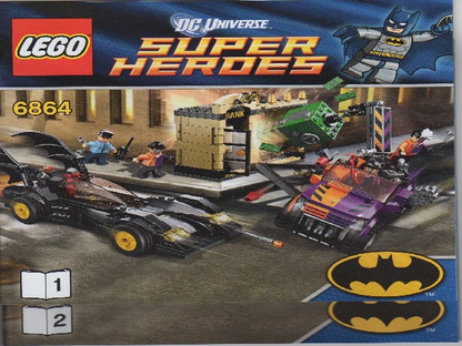 6864 Batmobile and the Two-Face Chase (Used) LEGO Super Heroes