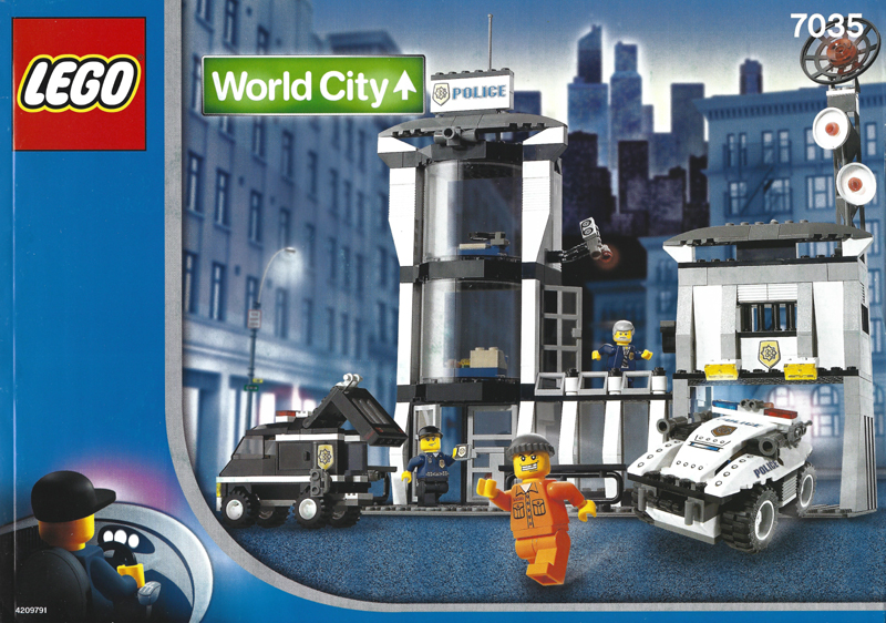 7035 Police HQ (Certified) LEGO World City