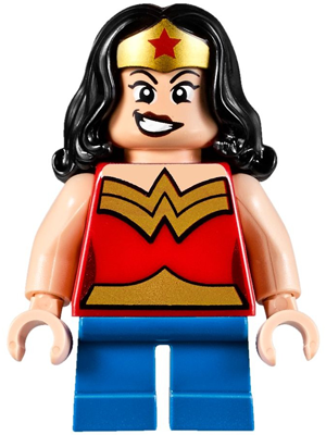 Wonder Woman - Gold Tiara, Short Legs (sh0358)