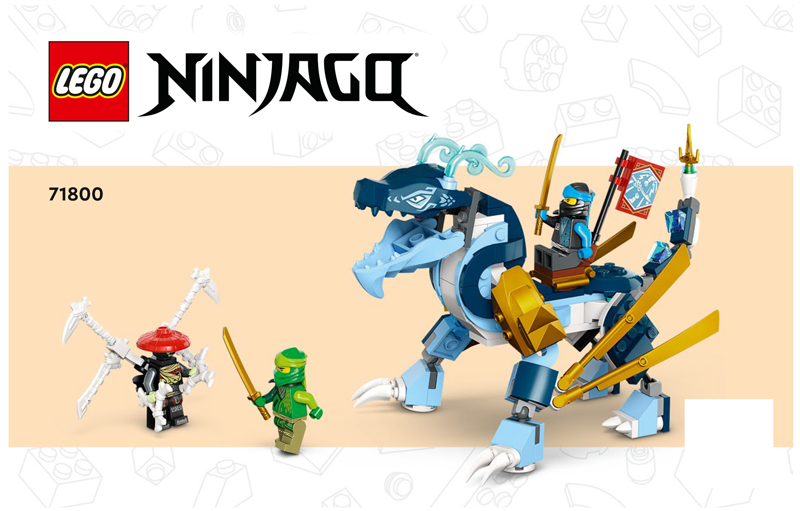 71800 Nya's Water Dragon EVO (Used) LEGO Ninjago