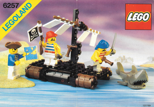 6257 Castaway's Raft (Used) LEGO Pirates