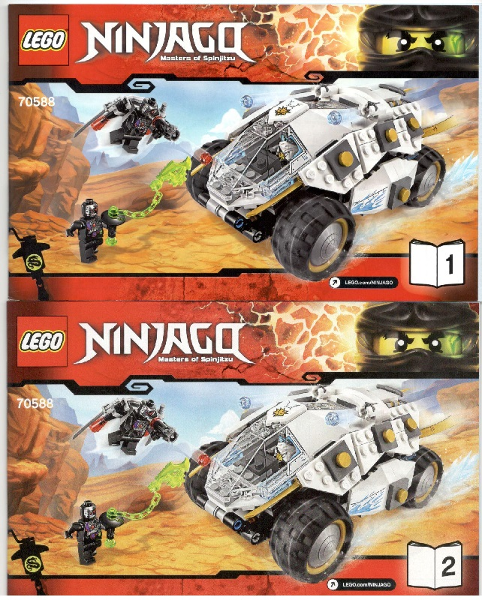 70588 Titanium Ninja Tumbler (Certified) LEGO Ninjago