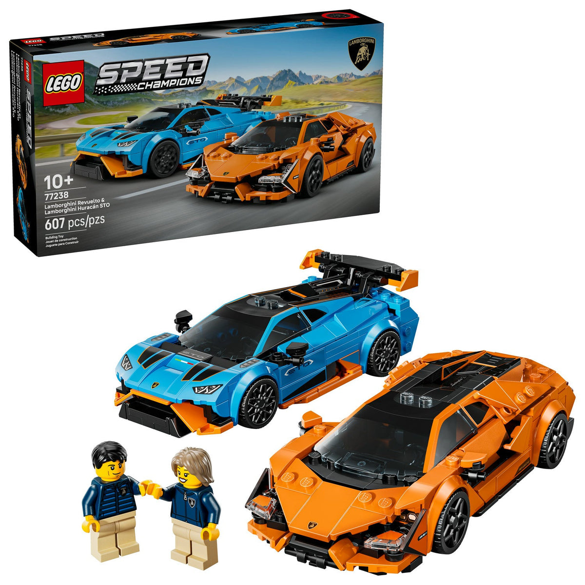77238 Lamborghini Revuelto & Lamborghini Huracan STO (Retired) LEGO Speed Champions