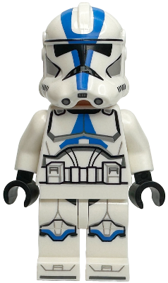 Clone Trooper, 501st Legion (Phase 2) - White Arms, Nougat Head, Helmet with Holes (sw1337)