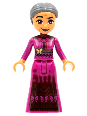 Abuela Alma Madrigal - Dark Bluish Gray Hair (dis064)