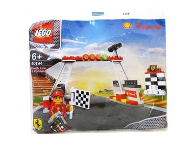 40194 Finish Line & Podium (Retired) LEGO Shell