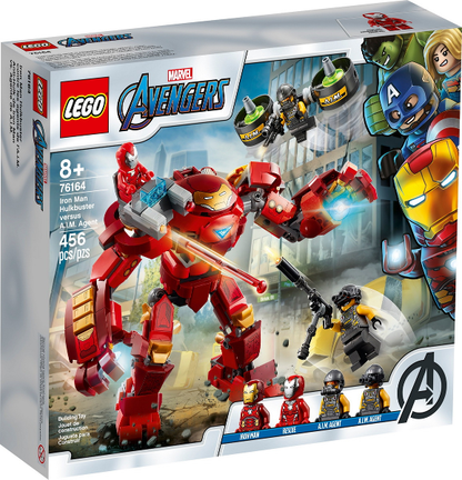 76164 Iron Man Hulkbuster versus A.I.M. Agent (Retired) LEGO Super Heroes