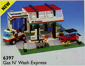 6397 Gas N' Wash Express (Retired) LEGO Town