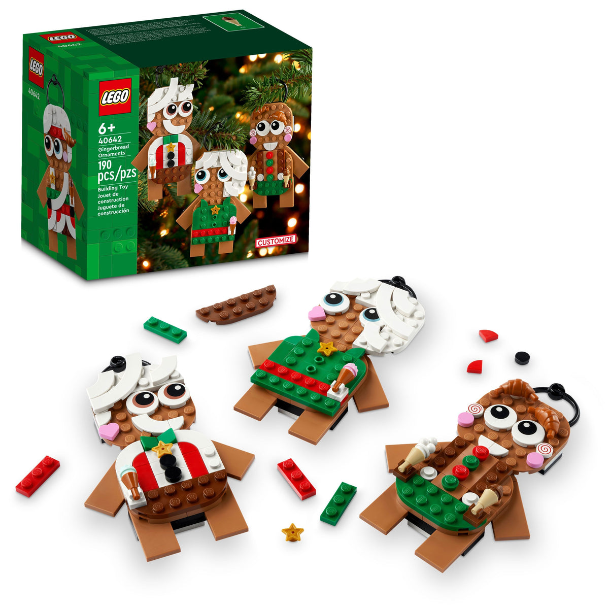 40642 Gingerbread Ornaments