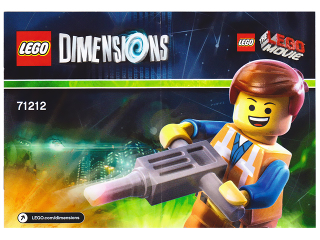 71212 Emmet Fun Pack (Certified) LEGO Dimensions