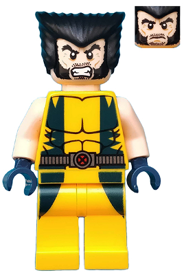 Wolverine - Hair, Dark Blue Hands (sh0017)