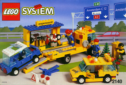 2140 ANWB Roadside Assistance Crew (Certified) LEGO Town