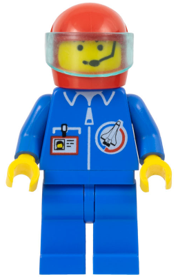 Launch Command - Crew, Red Helmet, Trans-Light Blue Visor (splc005)