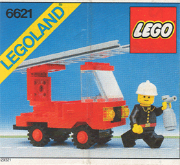 6621 Fire Truck (Used) LEGO Town
