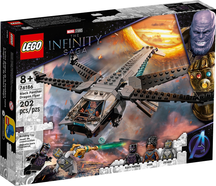 76186 Black Panther Dragon Flyer (Retired) LEGO Super Heroes