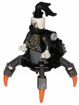 Daddy No Legs - Black Round Tiles (njo0468a)