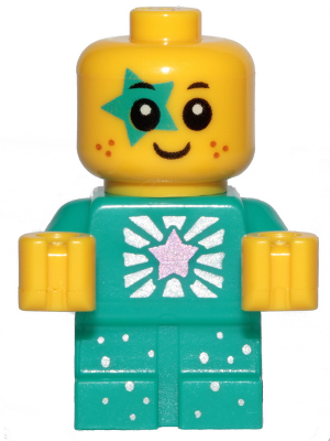Sparkle Baby - Dark Turquoise Star Around Eye (tlm203)