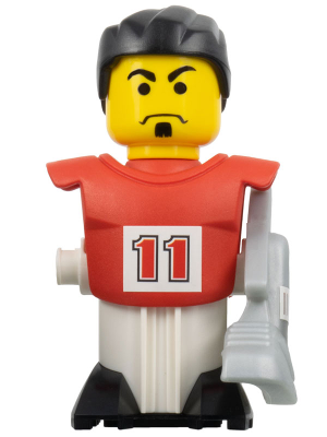 McDonald's Sports Soccer Player - Red Torso and White Base with Stickers (soc152s)