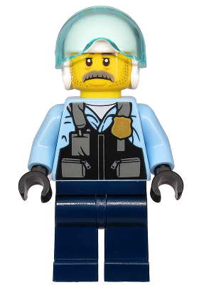 Police - Pilot Sam Grizzled (cty1131)
