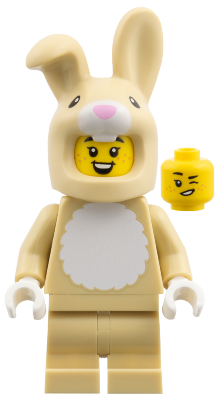 Bunny Costume Fan, Series 28 (Minifigure Only) (col470)
