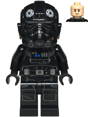 Imperial TIE Fighter / Interceptor Pilot - Printed Arms (sw1331)