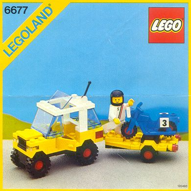 6677 Motocross Racing (Used) LEGO Town