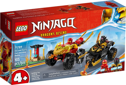 71789 Kai and Ras's Car and Bike Battle (Retired) LEGO Ninjago