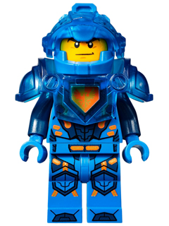 Clay Moorington - Blue Helmet, Trans-Dark Blue Visor and Armor (Ultimate Clay) (nex023)