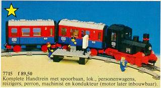 7715 Push-Along Passenger Steam Train (Retired) LEGO Trains