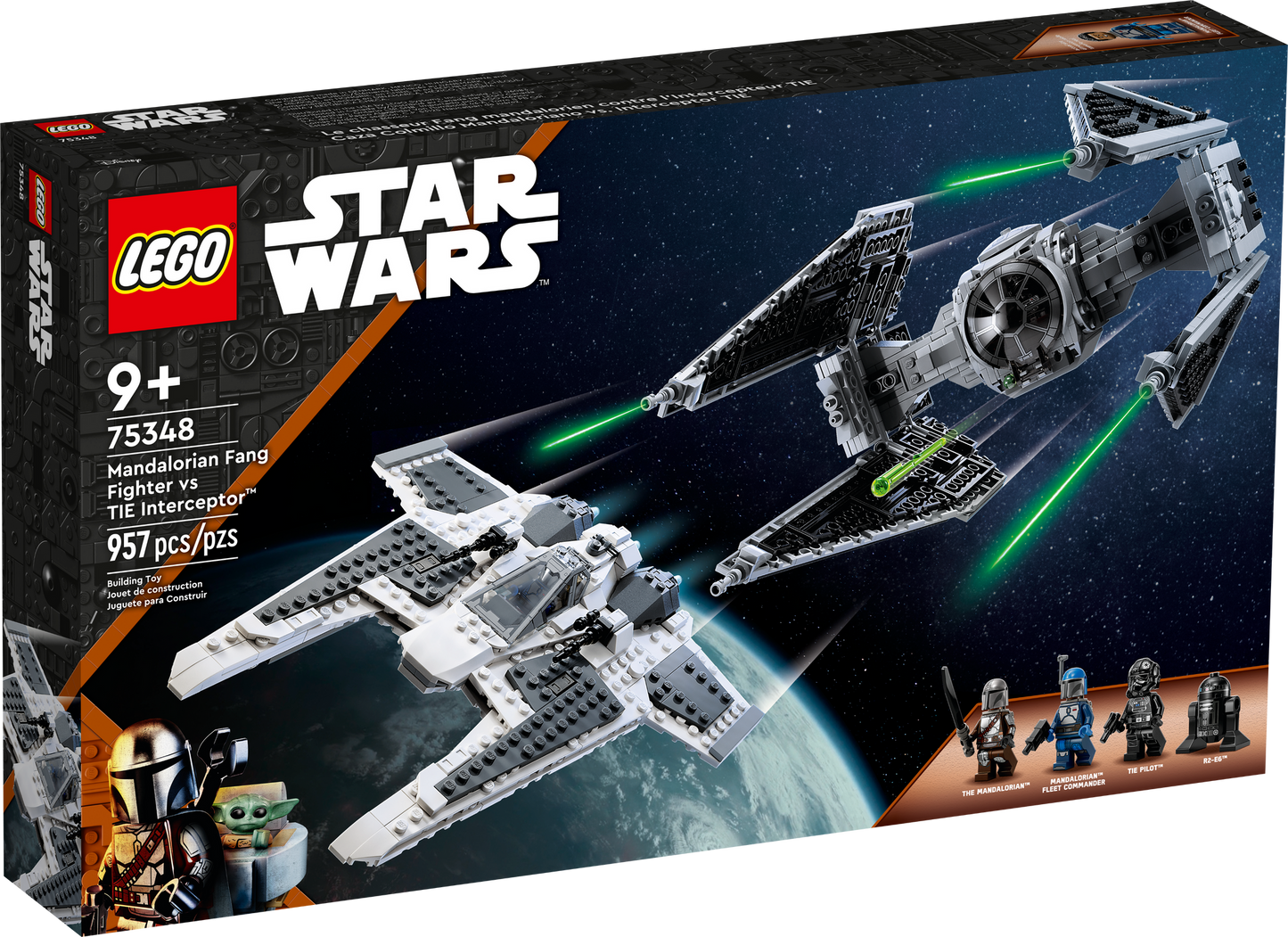 75348 Mandalorian Fang Fighter vs. TIE Interceptor™ (Retired) LEGO Star Wars