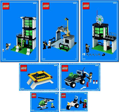 6636 Command Post Central (Used) LEGO Town