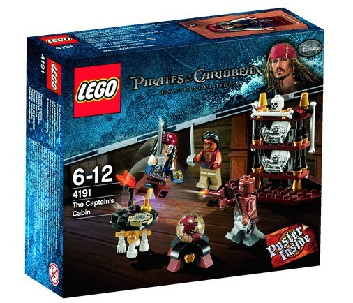 4191 Captain's Cabin (Retired) LEGO Pirates of the Caribbean