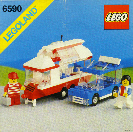 6590 Vacation Camper (Used) LEGO Town