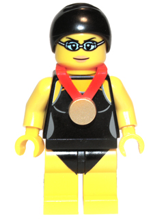 Swimming Champion, Series 7 (Minifigure Only) (col097)
