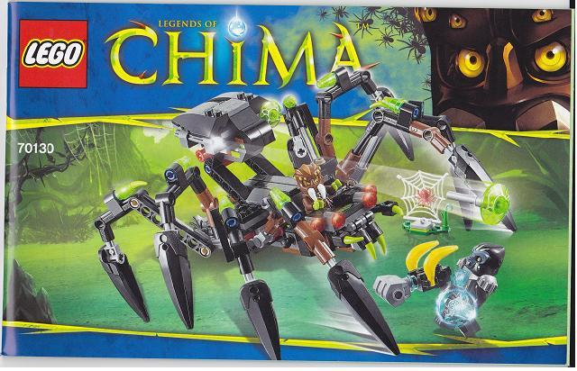 70130 Sparratus' Spider Stalker (Used) LEGO Legends of Chima