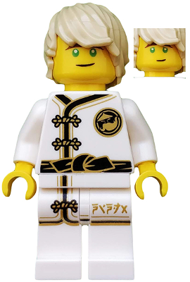 Lloyd - White Wu-Cru Training Gi, Tousled Hair (njo0429)