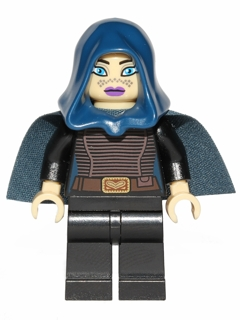 Barriss Offee - Dark Blue Cape and Hood, Black Legs (sw0379)