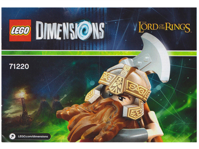 71220 Gimli Fun Pack (Certified) LEGO Dimensions