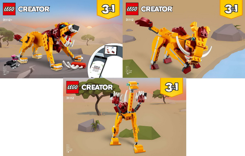 31112 Wild Lion (Certified) LEGO Creator