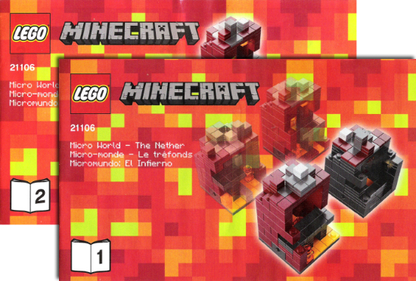 21106 Minecraft Micro World - The Nether (Used) LEGO Minecraft