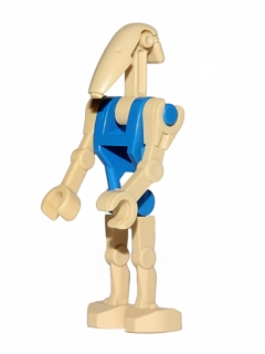 Battle Droid Pilot - Blue Torso, Angled Arm and Straight Arm (sw0095)
