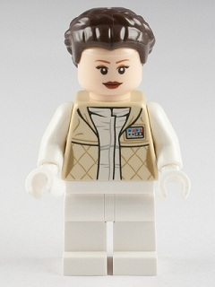 Princess Leia - Hoth Outfit, Tan Jacket, Braided Hair (sw0346)