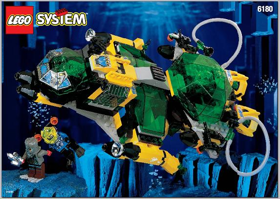 6180 Hydro Search Sub (Used) LEGO Aquazone