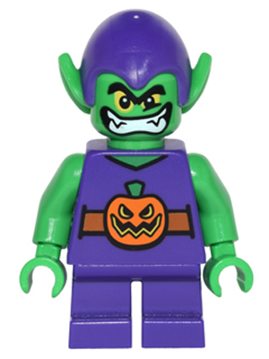 Green Goblin - Bright Green Skin, Dark Purple Outfit, Short Legs (sh0249)