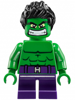 Hulk - Minifigure, Short Legs (sh0252)